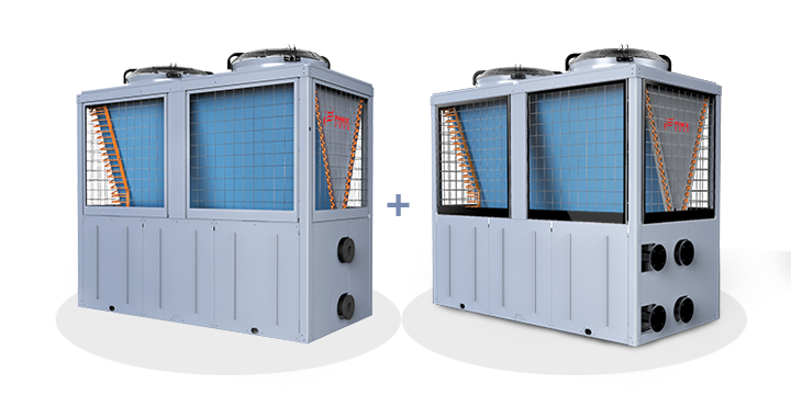商用中央空调工程案例选型：风冷模块热泵+模块三联供