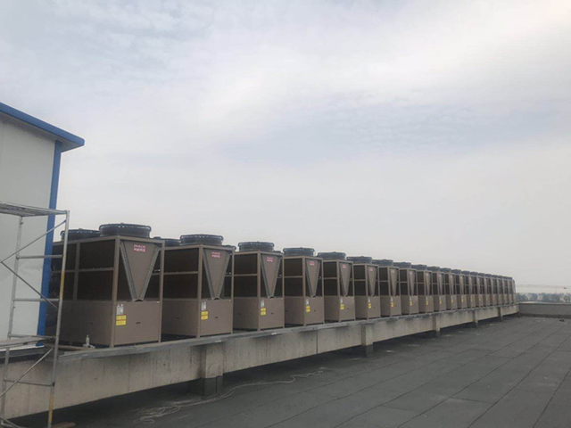 40台芬尼空气能热泵机组助力河南天茂工业园清洁采暖
